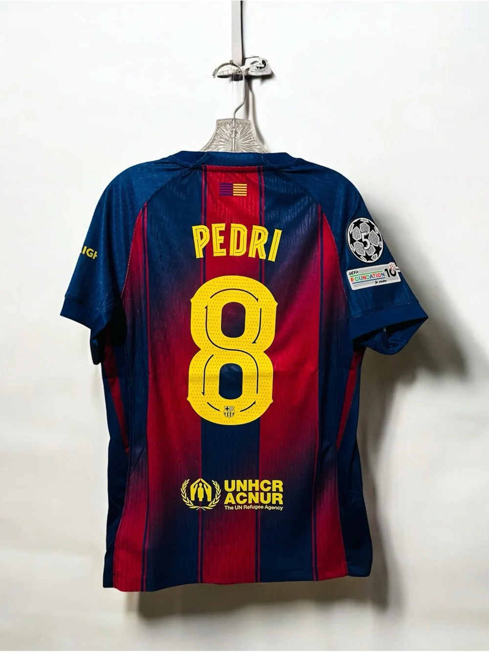 FC Barcelona 2025/26 Pedri UCL Home Jersey